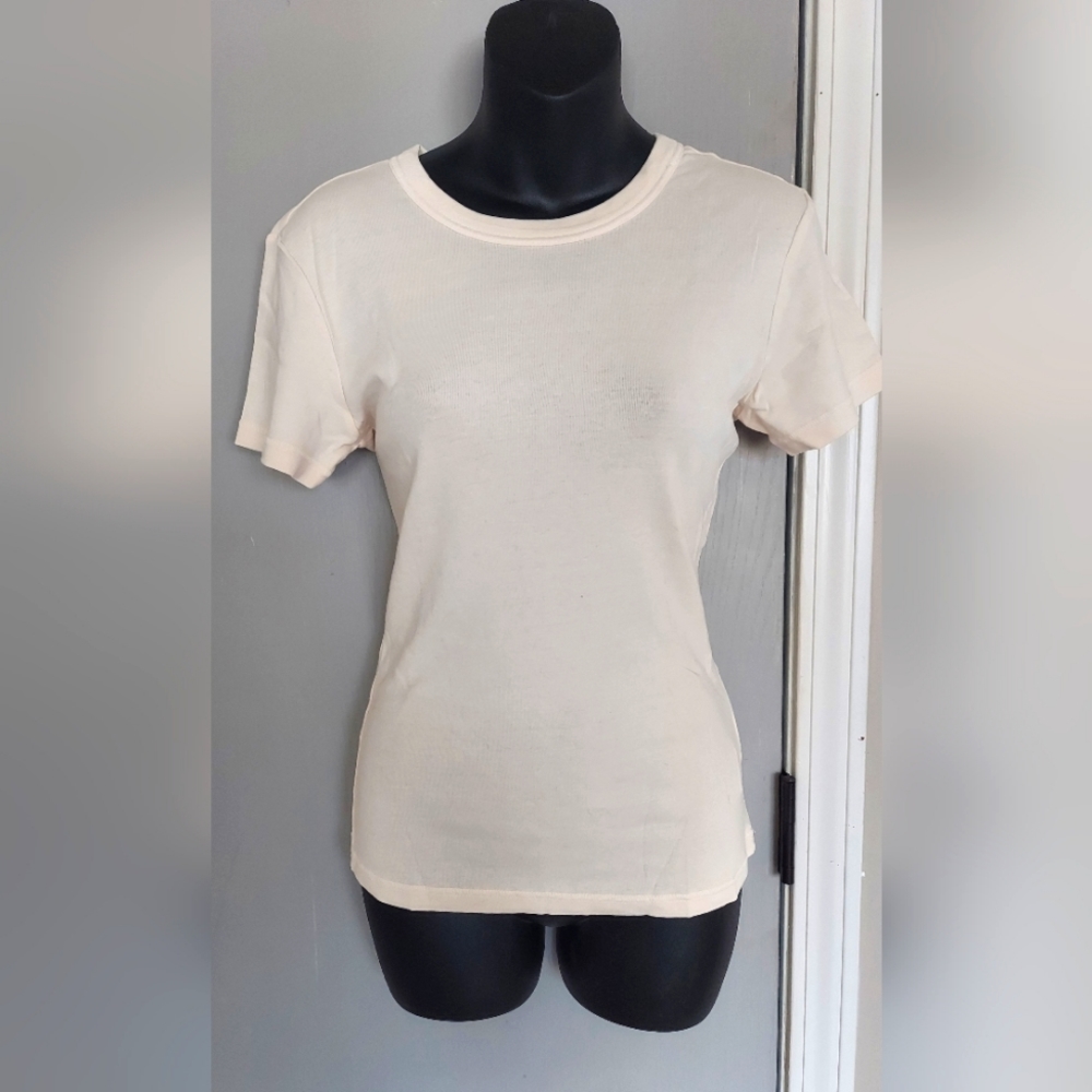 Fabletics Cream T-shirt